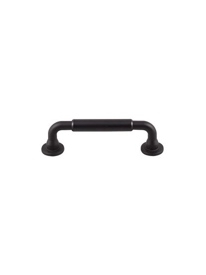 Lily Cabinet Pull - 3 3/4 inch Center-to-Center in Flat Black.